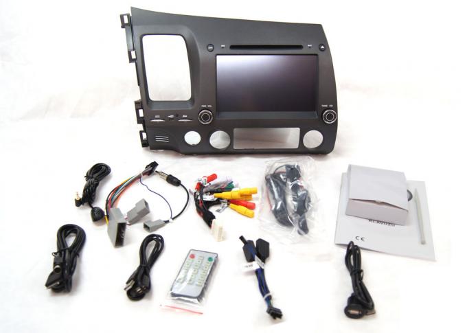 Bürgerlicher linke Seiten-Honda-Navigationsanlage androider OS-DVD-Spieler-Doppelzone BT-Fernsehen iPod 3G WIFI
