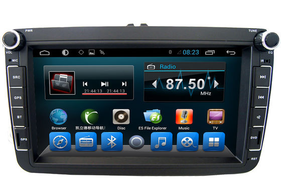 China Schwarzes Volkswagen Deckless 8 Zoll-Auto GPS-Navigation androides AST - 8087 fournisseur
