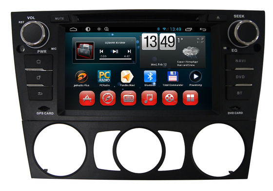 China Handbuch zentrale Multimedia-doppeltes Lärm-Auto Dvd-Spieler BMWs 3 mit GPS Bluetooth fournisseur
