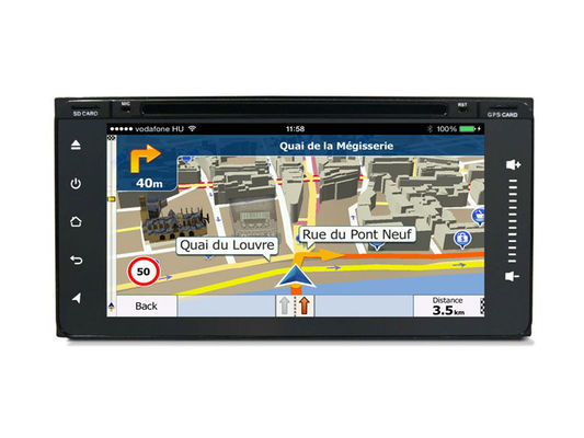 China Spiegel-Verbindungs-Touch Screen Auto-DVD-Spieler für Toyota-Universalität, Toyota-Navigationsanlage fournisseur