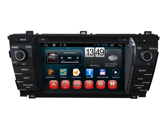 China Toyota Corollas GPS Fingerspitzentablett 2014 des Navigations-androides DVD-Spieler-7inch fournisseur