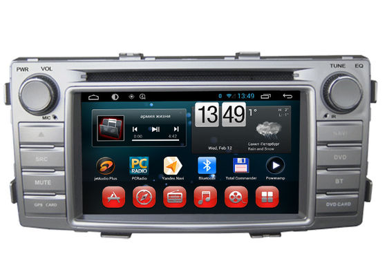 China Navigations-androides DVD-Spieler 3G Wifi SWC BT RDS Toyotas Hilux GPS Fernsehen fournisseur