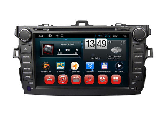 China Navigations-Corollas Toyotas GPS androider Radio USB Sd Auto-DVD-Spieler SWC Fernsehen Bluetooth fournisseur