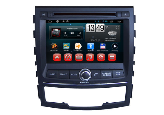 China Auto Ssangyongs Korando GPS-Navigationsanlage-androider DVD-Spieler 3G WIFI SWC BT fournisseur