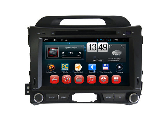 China Auto-DVD-Spieler-androide Multimedia-Navigations-Doppelzone BT-Fernsehen iPod 3G WIFI Kias Sportage R fournisseur