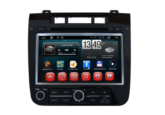China Navigationsanlage VW Touaregs Volkswagen GPS androides Radio Fernsehen OS-DVD-Spieler-SWC BT fournisseur
