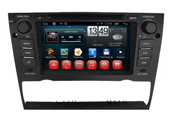 China Elektronisches Multimedia androide Auto-DVD-Spieler BMW-Navigationsanlage mit BT SWC iPod fournisseur