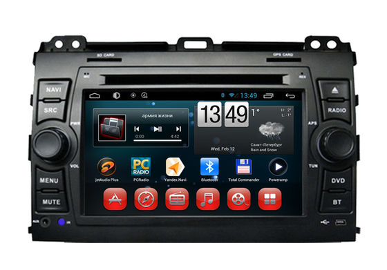 China Navigation Toyotas GPS Prado 120 Wifi 3G Bluetooth kapazitiver Touch Screen Fernsehens SWC fournisseur