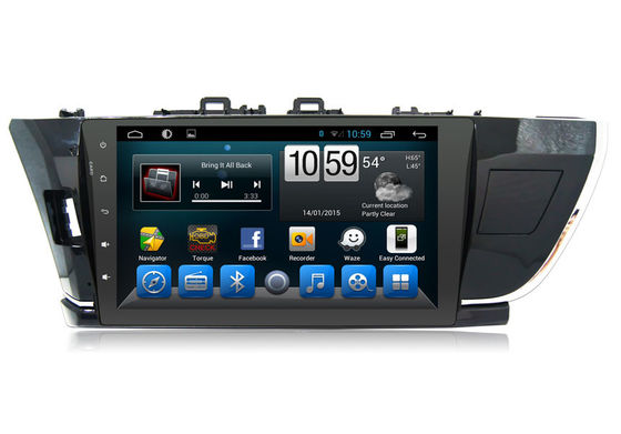 China Große Navigations-Stereosystem Touch Screen Toyotas GPS für Corolla 2014 fournisseur
