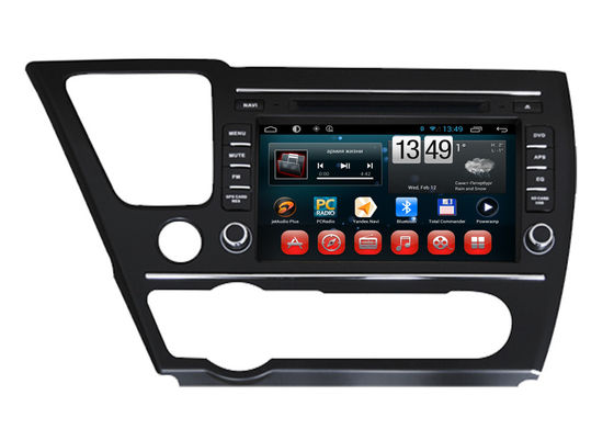 China Navigationsanlage-androider Auto-DVD-Spieler des Kamera-Input-SWC Honda für bürgerliche Limousine 2014 fournisseur