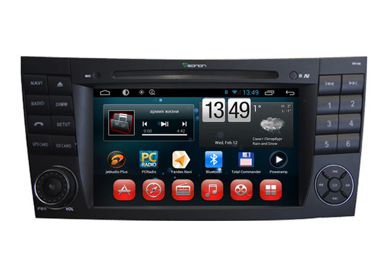 China Androides Digital Auto Digital 1080P zentraler CD Multimidia GPS 6 Vitural-DVD-Spieler für Klasse des Benz e fournisseur