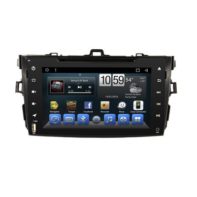 China 8 Zoll Toyota Corolla-Voll-Note Android-Auto-Audiosystem 2007-2011 mit Spiegel-Verbindung Blueooth GPS FMs RDS CarPlay 4G SIM fournisseur