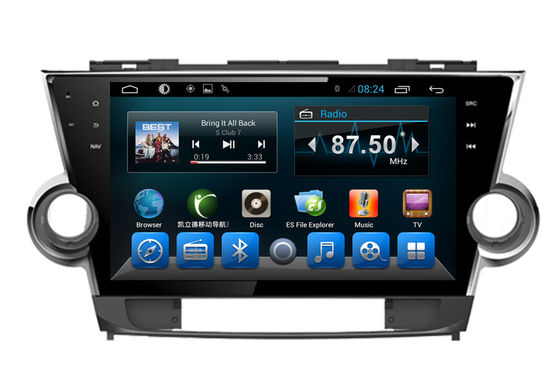 China Hochländer-Auto-Audiospieler-Toyota-Navigationsanlage 2012 mit dem 10,1 Zoll-Monitor fournisseur