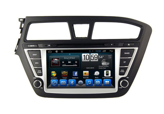 Lärm-androide Auto GPS-Navigation des Viererkabel-Kern-2 mit Radiodvd-spieler für Hyundai I20